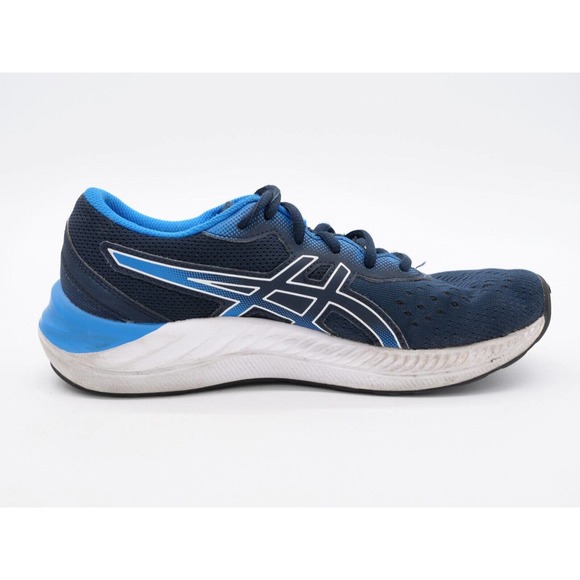Asics Gel Excite 8 Kids 8 GS Running Shoes Blue Mesh Lace Up Athletic Sneaker - Picture 3 of 10